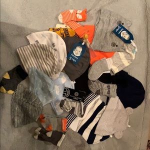 Baby hats and socks